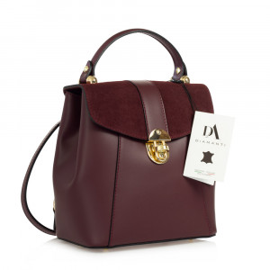 Geanta dama tip rucsac din piele naturala DiAmanti Marco Bordo